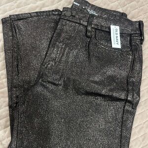 Old Navy Black Skinny Jeans with Shimmer